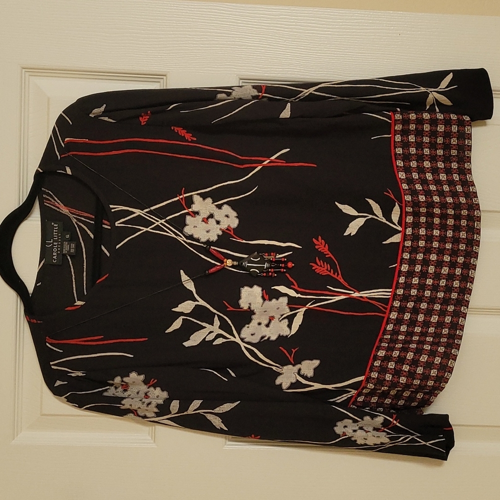 Vintage Carole Little Top & Skirt set